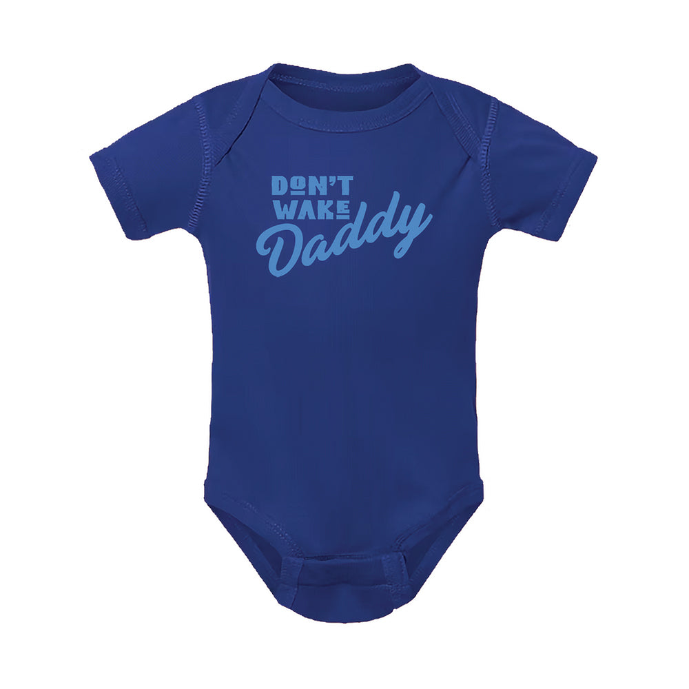 Don’t Wake Daddy Blue Onesie