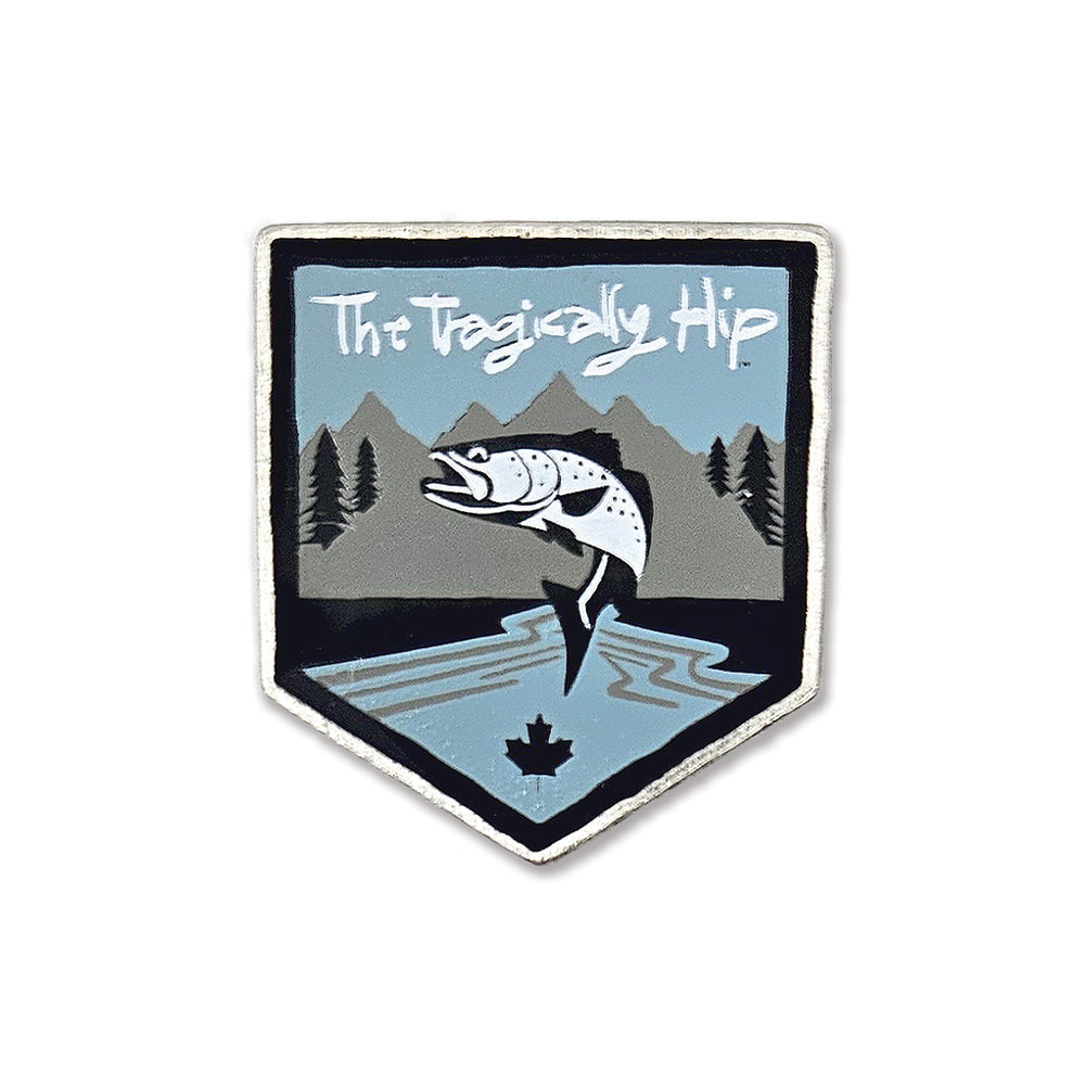 True Nature Series - Salmon  Pewter Pin