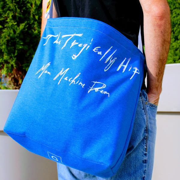 The Tragically Hip Tee Bags by Goodfarken - Man Machine Poem